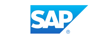 logo azul degradê da SAP empresa de softwares para gestão de empresas