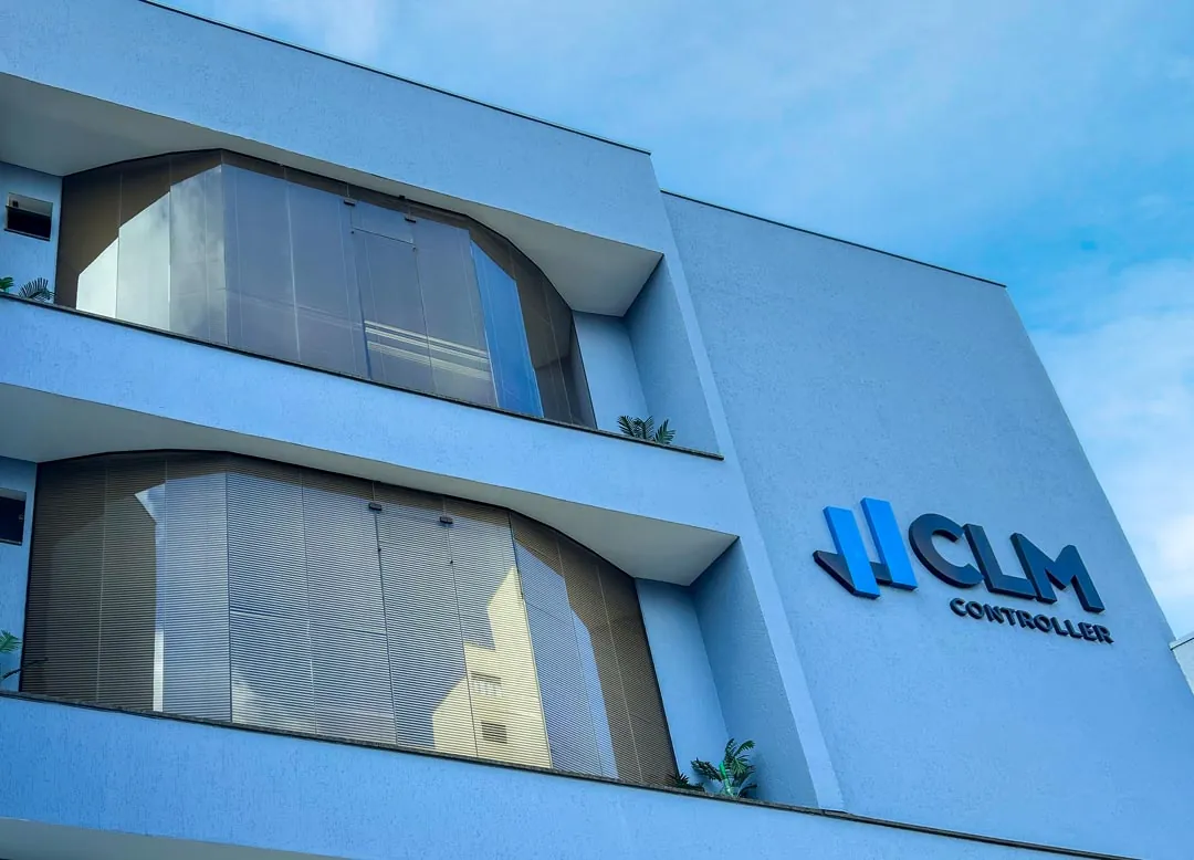 Fachada do escritório de contabilidade premium CLM Controller em São Paulo