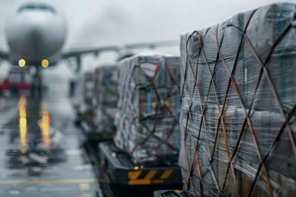concepto de logística del transporte