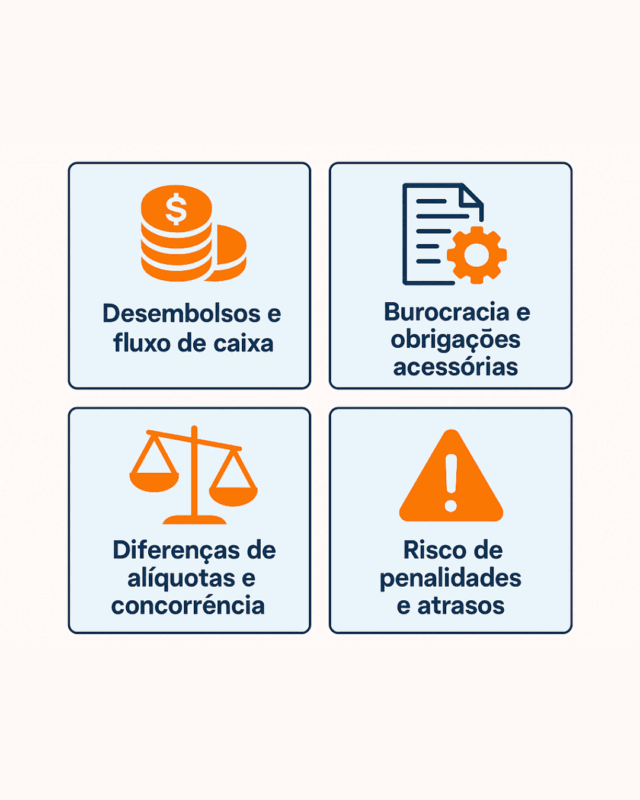 Impactos tributários e operacionais para as empresas