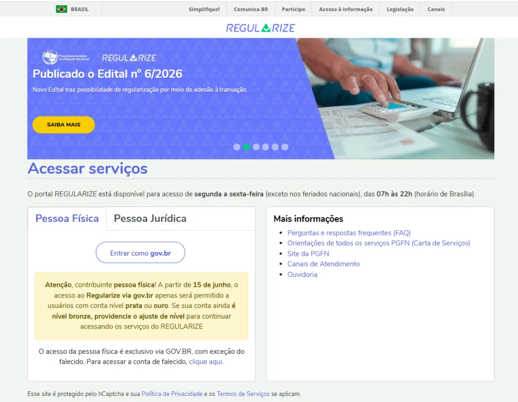 Portal Regularize
